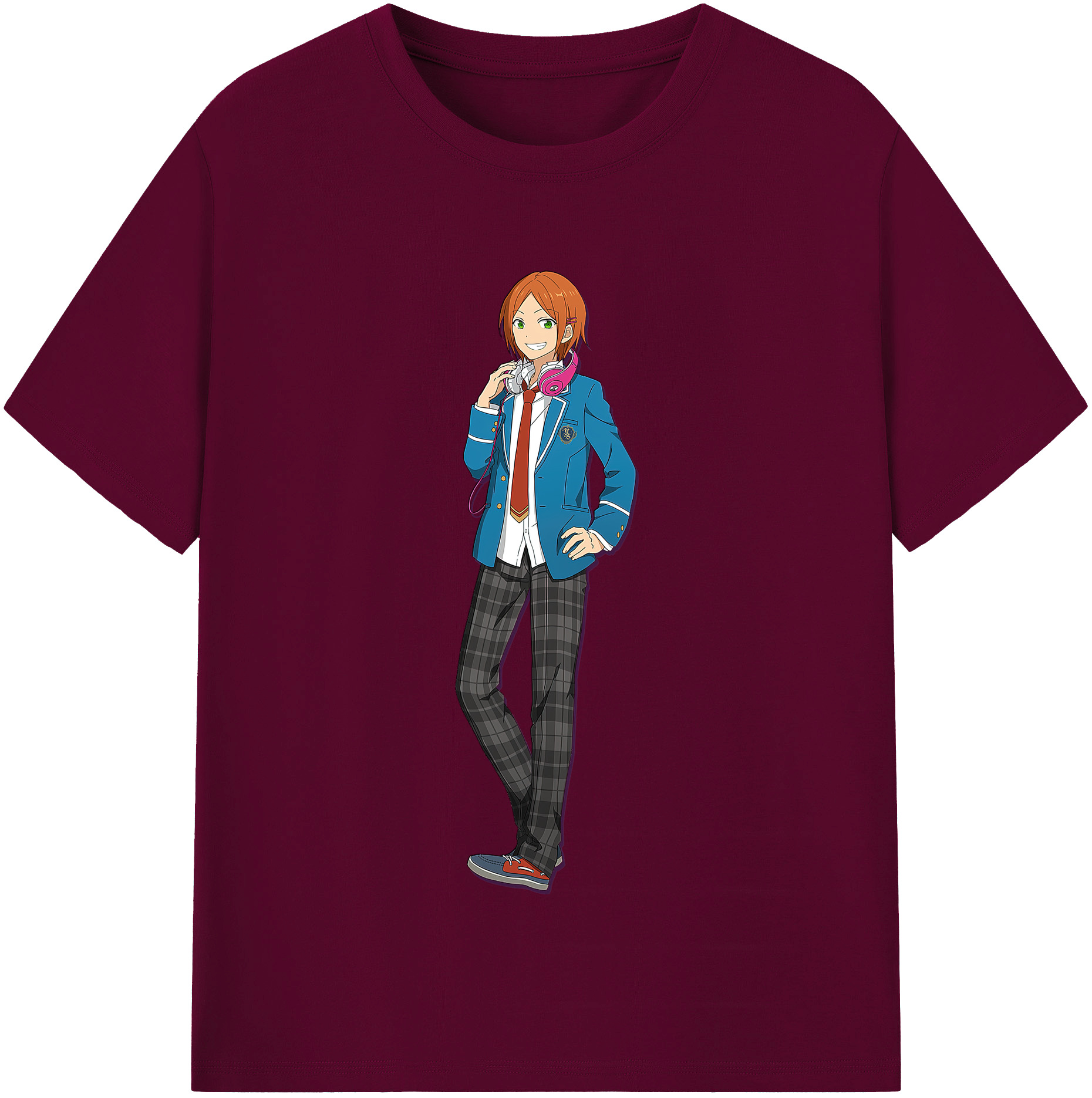 （画像用） あんさんぶるスターズ! Ensemble Stars レディースカジュアルプリントTシャツ（綿100％）